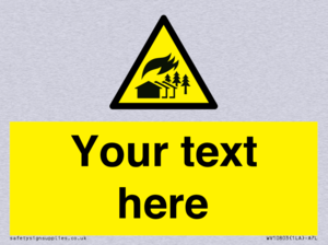 Custom Warning: Large scale fire zone